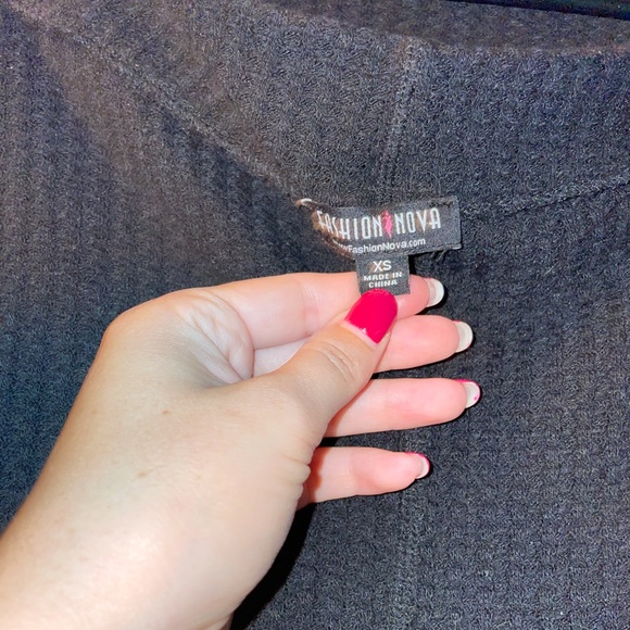 Fashion Nova off the shoulder knit sweater dress - Picture 2 of 5